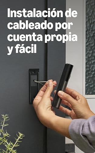 Videotimbre cableado 4K Ring Pro (último modelo): Retinal 4K con video de gran angular, zoom 10x mejorado y visión nocturna, plateado oscuro