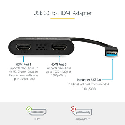 StarTech USB32HD2 Adaptador de Vídeo USB