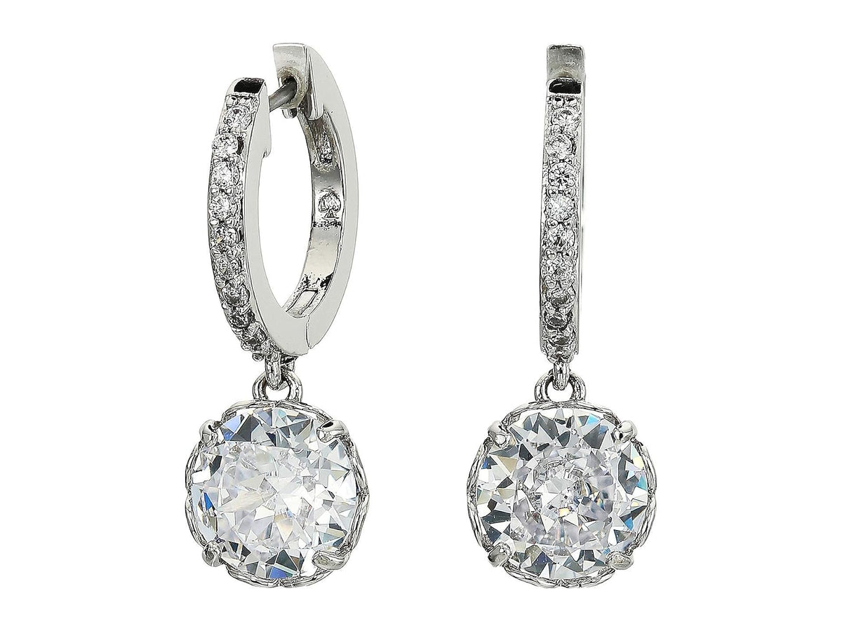 Kate Spade New York Women's That Sparkle Pave Huggies Earrings