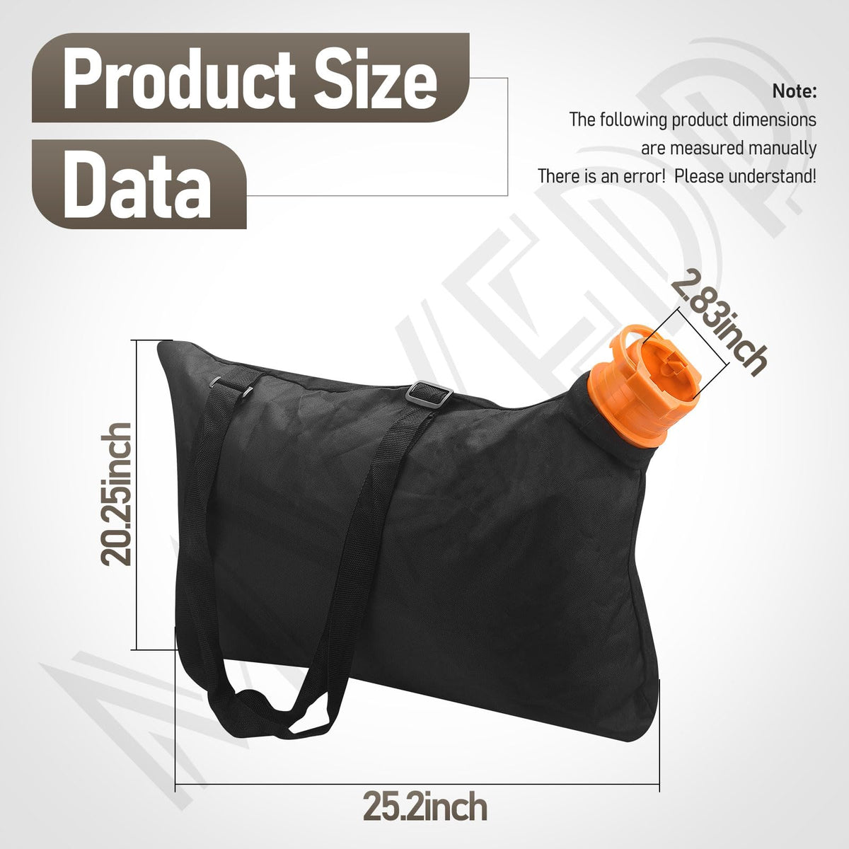 50026858 WGBAG500 Trivac Leaf Collection Bolsa para aspirador Worx Soplador