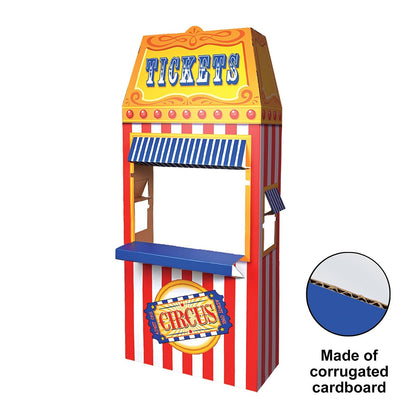 Beistle - Accesorio para fotomatón de Circo 3D, Billete de cartón, decoración de Fiesta temática de Carnaval, Suministros Divertidos para Fiestas, 6 pies 1 Pulgada x 35.2 Pulgadas