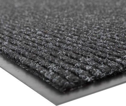 Notrax Tapete de Entrada Alfombrado Marrón 2 x 3 pies - 4' x 3' (Rectangular) - Gris antracita
