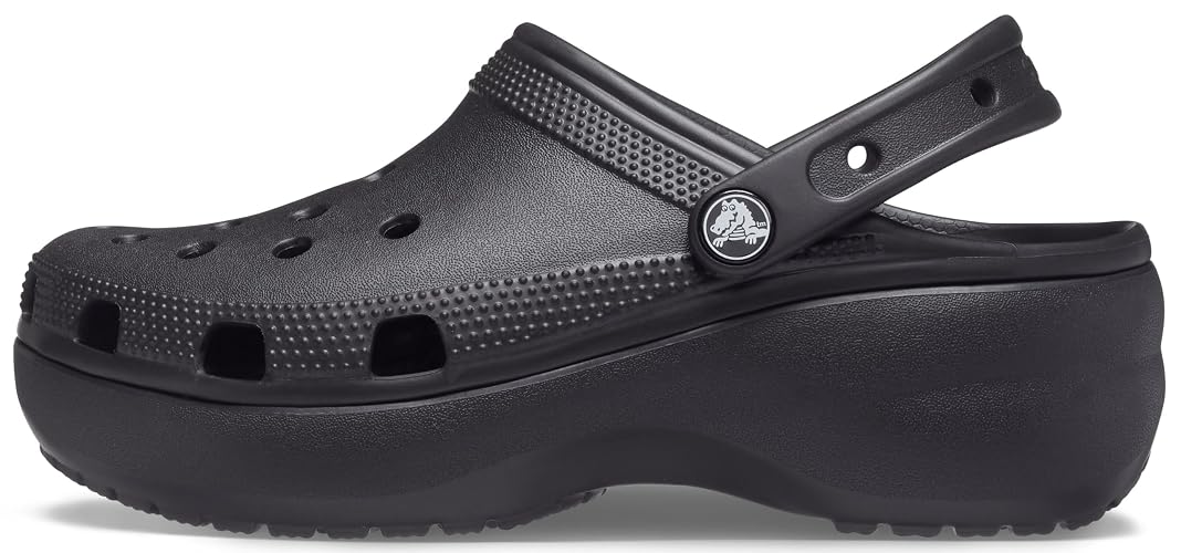 Crocs Classic Platform Ombre Glitter Clog, Mujer