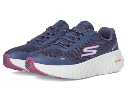 Skechers Go Walk MAX Cushioning Flex Zapatillas para Mujer - 25.0 cm - Azul marino - púrpura