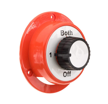 attwood 14230-3 interruptor de batería marina de 4 vías de un solo polo, talla única