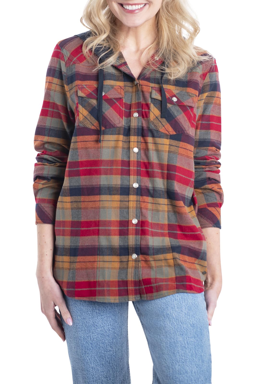 Legendary Whitetails Women's Lumber Jane Hooded Flannel Shirt