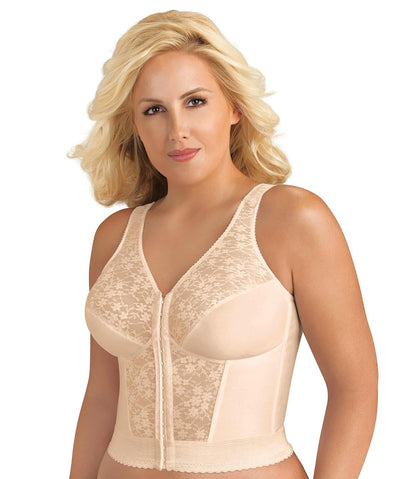 Exquisite Form Brasier de Postura con Encaje y Cierre Frontal - Rosa beige - 38C
