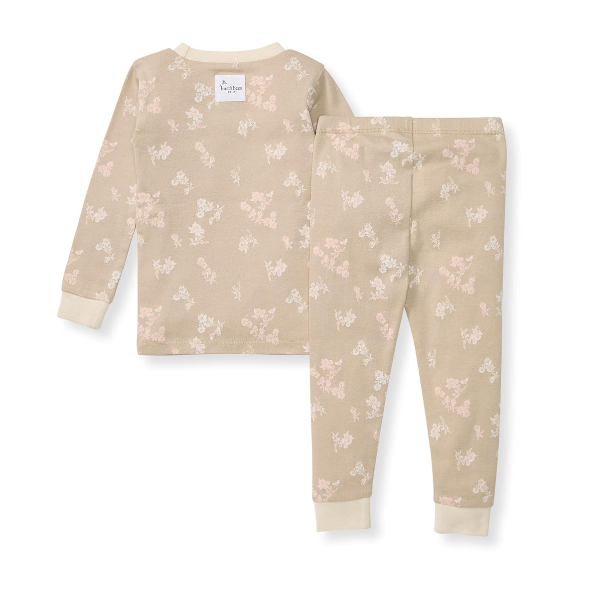 Burt's Bees Baby Pajamas, tee and Pant 2-Piece PJ Set, 100% Organic Cotton Juego de Pijama Niñas