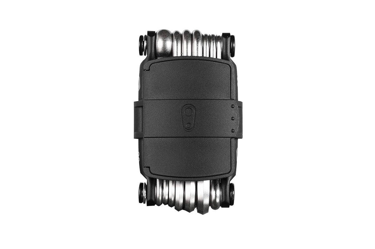 Crankbrothers Multi Tool M 13 - Multiherramienta MTB Black Midnight Edition - 13 Herramientas de Bicicleta (Herramienta 13 en 1), ergonómicas y Ligeras - Mate negro