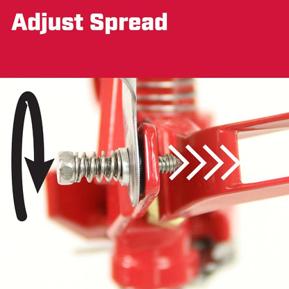 Chapin 4984: Aspersor de Impacto T-Post, aspersor automático de Impacto de 360 Grados para pequeños Jardines y césped, área de Cobertura de hasta 80 pies, Rojo