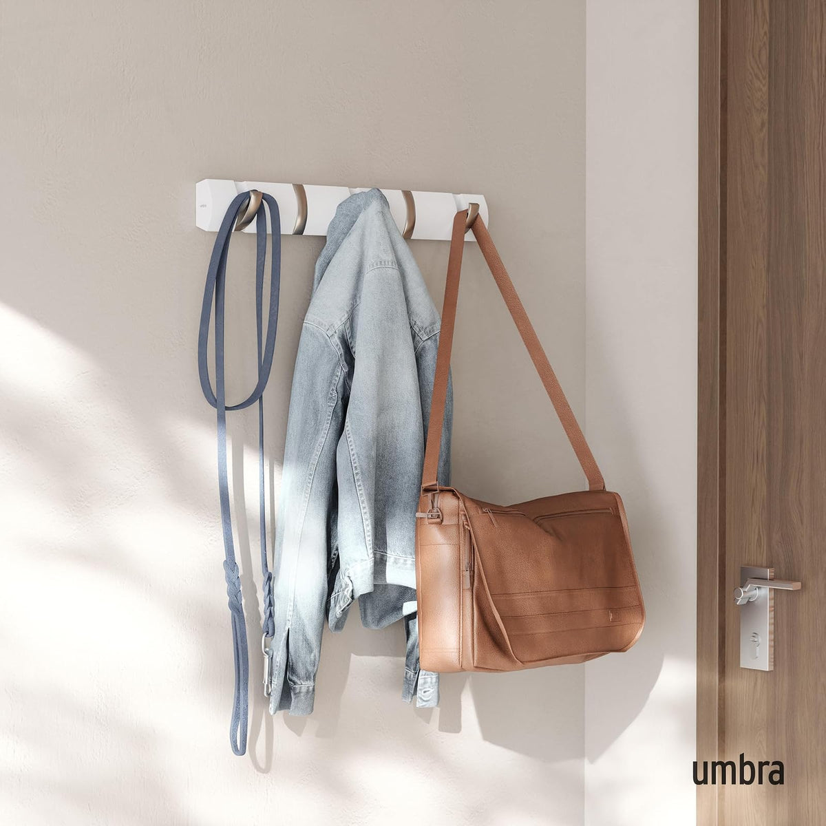 umbra Flip 5 ganchos, Blanco