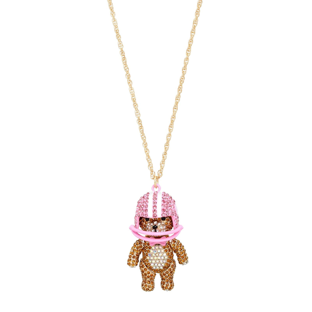 Betsey Johnson Football Necklace