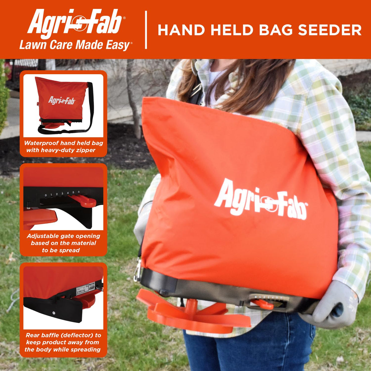 Agri-Fab Sembradora de Bolsas 25 Libras