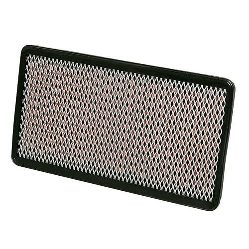 K&N Filtro de Aire de Motor de Alto Flujo 33-2248, Lavable, Rojo Brezo, para Ford Excursion/F250/F350 1998-2007