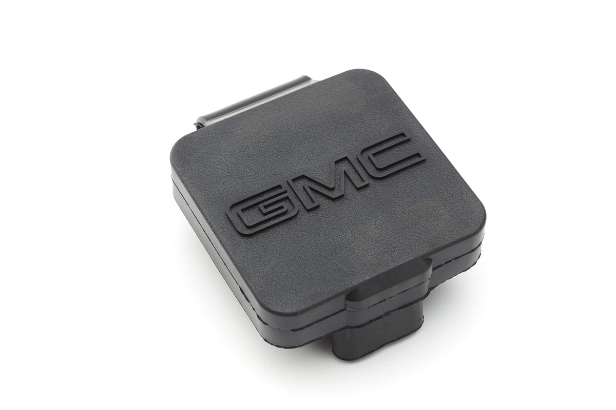 GM Accessories 23181345 - Receptor de Enganche en Color Negro con Logotipo de GMC