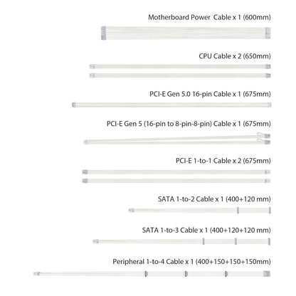 ASUS TUF Gaming 1000 W Gold White Edition (1000 W, Fuente de alimentación Totalmente Modular, 80+ Gold Certificed, componentes de Grado Militar, Doble rodamiento de Bolas, Ventilador de tecnología