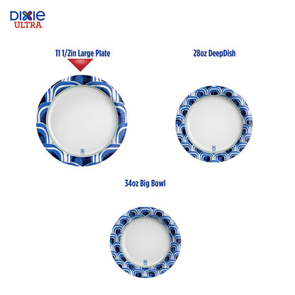 Dixie Ultra® - Placa de papel de 11 pulgadas, 25 unidades