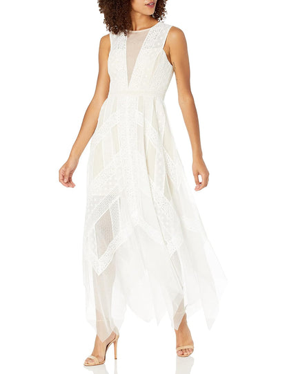 BCBGMAXAZRIA Vestido de Encaje Andi Eve Vestido para Mujer