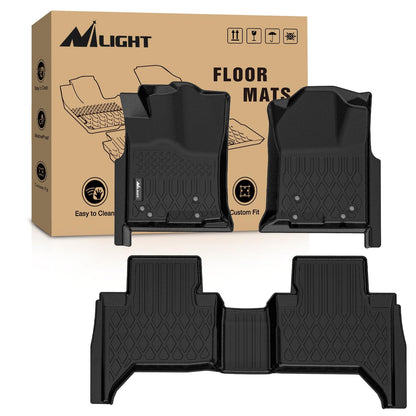 Nilight - Alfombrillas para Toyota Tacoma Double Cab (Solo automático) 2005 2006 2007 2008 2009 2010 2011 2012 2013 2014 2015 para Todo Tipo de Clima, Ajuste Personalizado - 2005-2015 Toyota Tacoma|Double Cab