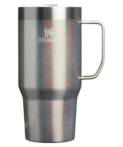 STANLEY La Taza Suburbana Cotidiana | 24 oz | Beber a Través de la Tapa | Taza para Café, Té y Bebidas | Taza de Café de Acero Inoxidable Aislada | Libre de BPA | Brillo de Acero