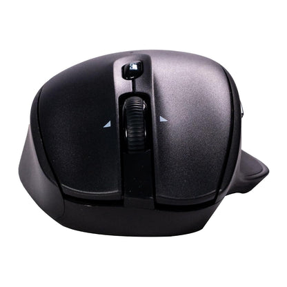 Naceb Technology Mouse Inalámbrico Dual Mode NA-0139N - 2.4 GHz + Bluetooth, Diseño Ergonómico, Conexión para Múltiples Dispositivos, Incluye 2 Pilas AA - Negro