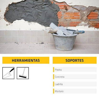Sika - Sellador de Resina Acrílica Sika Latex N - Aditivo mejorador de Resistencia y Adherencia para morteros - Reduce la Permeabilidad y la contracción - Fácil de preparar - Pet 5 L- Color Blanco