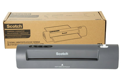 Scotch Laminadora Térmica de 2 Rodillos (TL901) + Bolsas de laminación térmica, paquete de 100, 8.9 x 11.4 pulgadas, hojas de tamaño carta (TP3854-100)