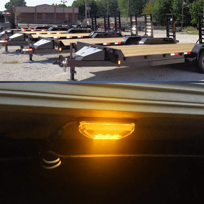 Nilight Luces LED Indicadoras de Holgura para Remolque, 3.9 in, Ámbar, Impermeables, 2 Piezas, TL-16
