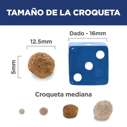 Hill's Science Diet Croquetas para Perro Adulto Sabor Cordero 15Kg | Croquetas Hill's para perro, cordero real, digestión saludable, sistema inmunológico fuerte, omega-6 y vitamina E