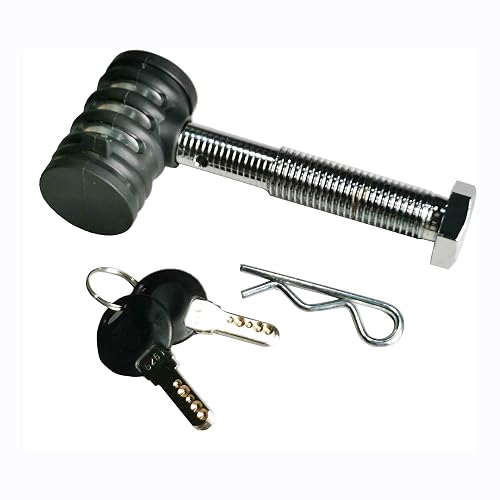 MaxxHaul Pin de Bloqueo Roscado 50376 para Soportes de Bicicleta 70210, 50250 y 50606, Negro