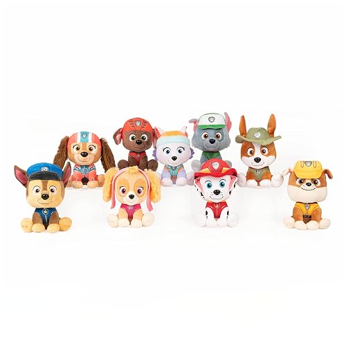 GUND Peluche Oficial de la Patrulla Canina en Uniforme de construcción distintiva, Animal de Peluche para Edades de 1 año en adelante, 6 Pulgadas (los Estilos Pueden Variar)