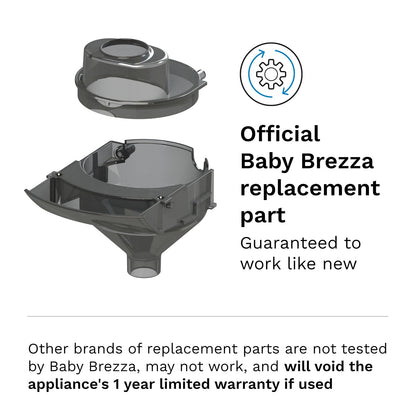 Baby Brezza Formula Pro Advanced - Embudo y cubierta de repuesto