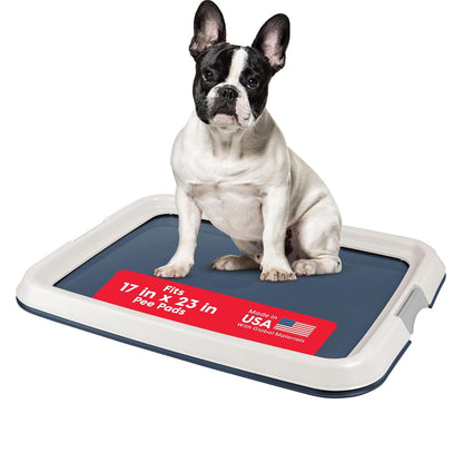 IRIS USA Soporte para Tapete Absorbente de Entrenamiento - CH - Marino