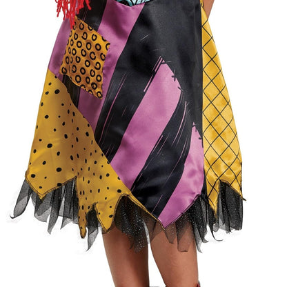 Disguise Disney Sally Nightmare Before Christmas Disfraz de Lujo para niñas, L (10-12)