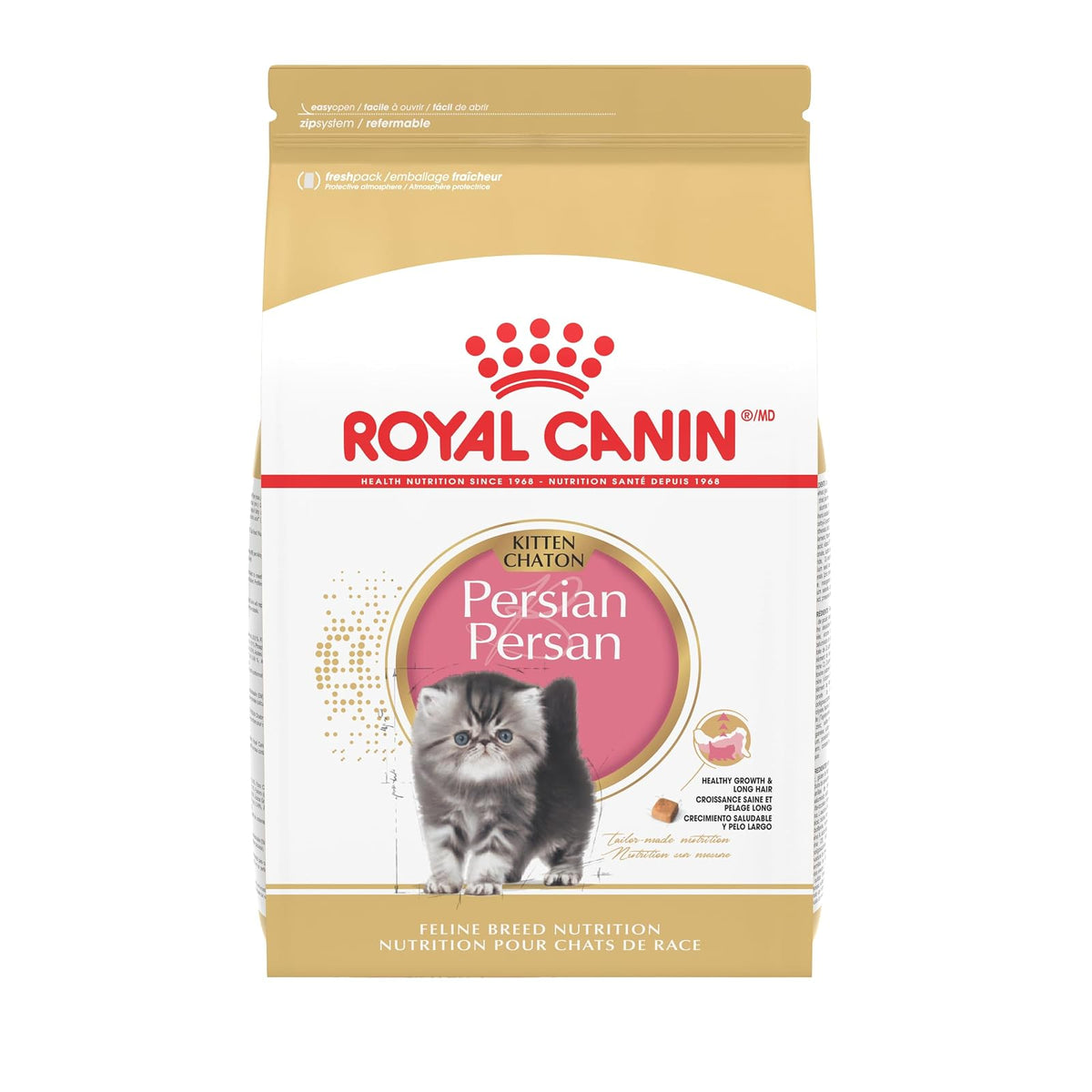 Royal Canin Alimento seco para gatos adultos para gatitos persas de raza felina, 3 libras