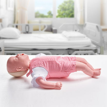 VEVOR Maniquí de entrenamiento para RCP infantil, maniobra Heimlich y práctica de reanimación cardiopulmonar (RCP), maniquí profesional de entrenamiento de obstrucción de las vías respiratorias