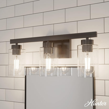 Hunter Fan, Colgante de Pared Hartland 3 Luces, Negro