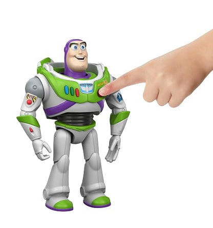 Mattel Pixar Toy Story 5 Figura de Acción Buzz Parlante de 7 Pulgadas 3+