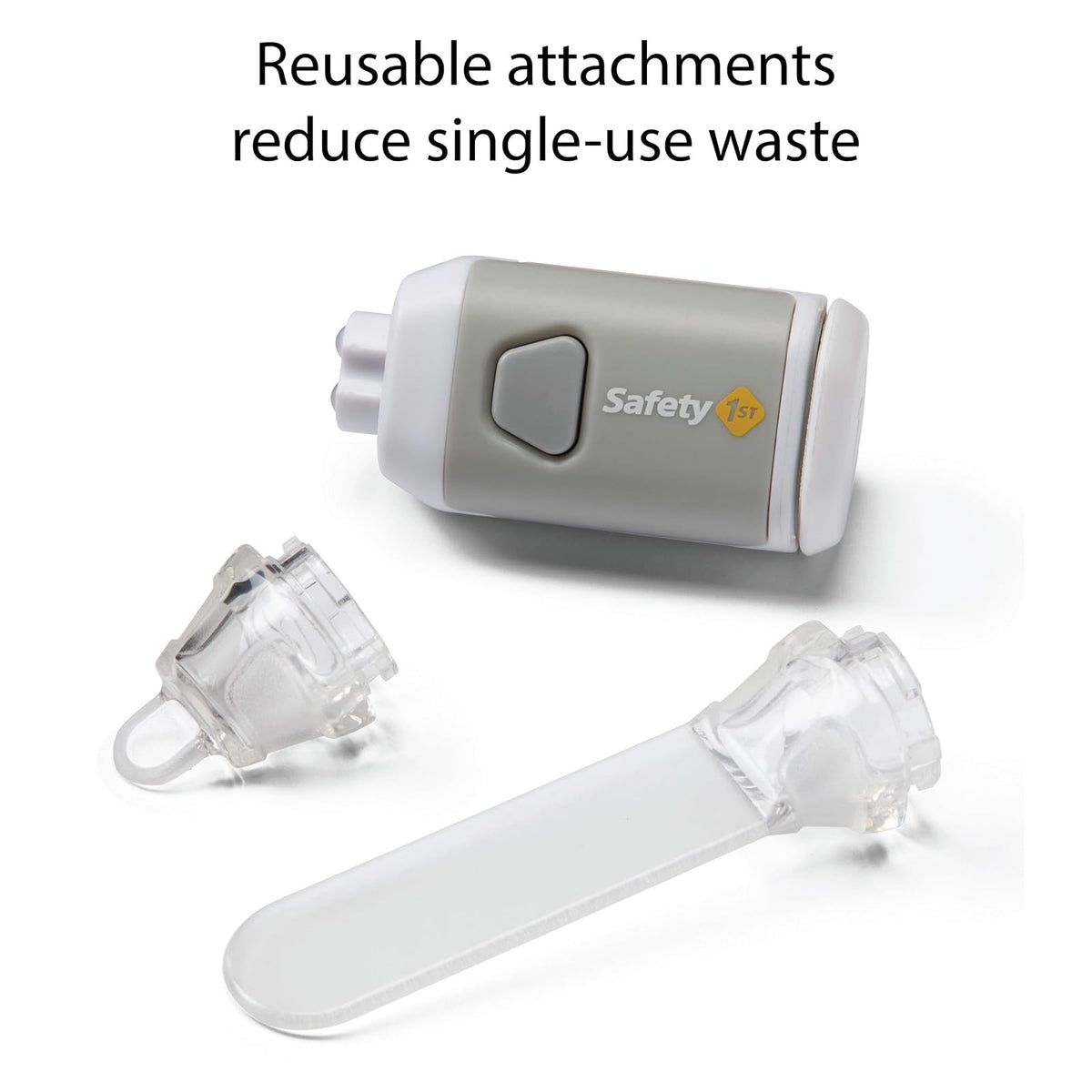 Safety 1st Depresor de lengua iluminado, ilumina la boca y la garganta para comprobar si hay signos de irritación, transparente