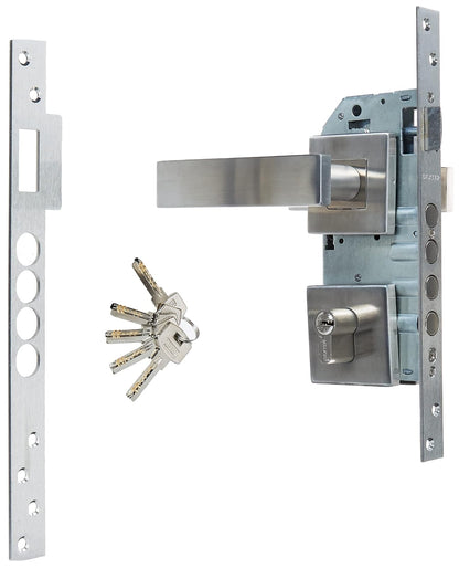 Dexter 6557 Cerradura Deluxe Residencial para Entrada Principal - Cilindro 80mm