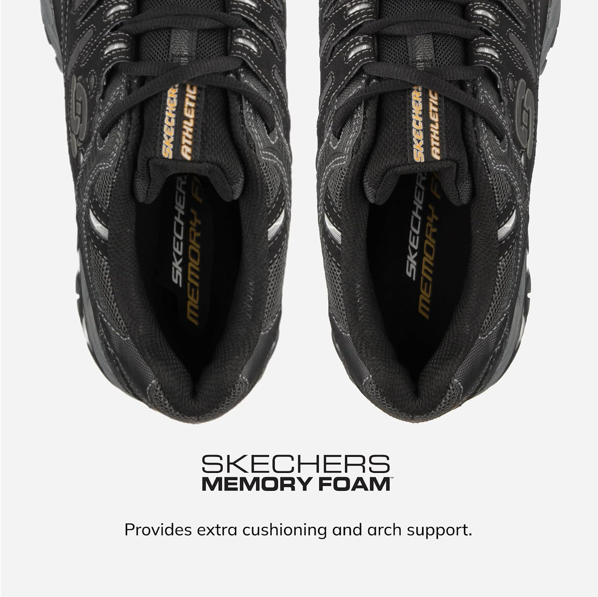 Skechers, Tenis para Hombre, Afterburn Memory-Foam Lace-up -, Varios, Varias Tallas