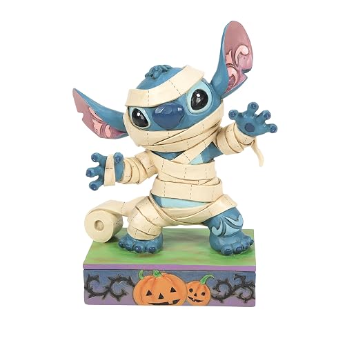 Enesco Disney Traditions Collection by Jim Shore - Figura de Disfraz de mamá de Lilo y Puntada, Resina de Piedra, Pintada a Mano, Coleccionable, diseño de Halloween, decoración del hogar, 6.25