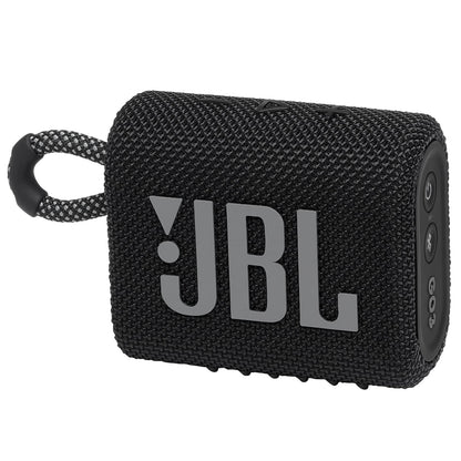 JBL Go 3 Bocina Portátil Bluetooth, Resistente al Agua IP67 - Altavoz - Negro