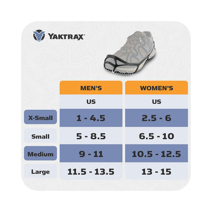 YakTrax Walker Traction Cleats for Snow and Ice