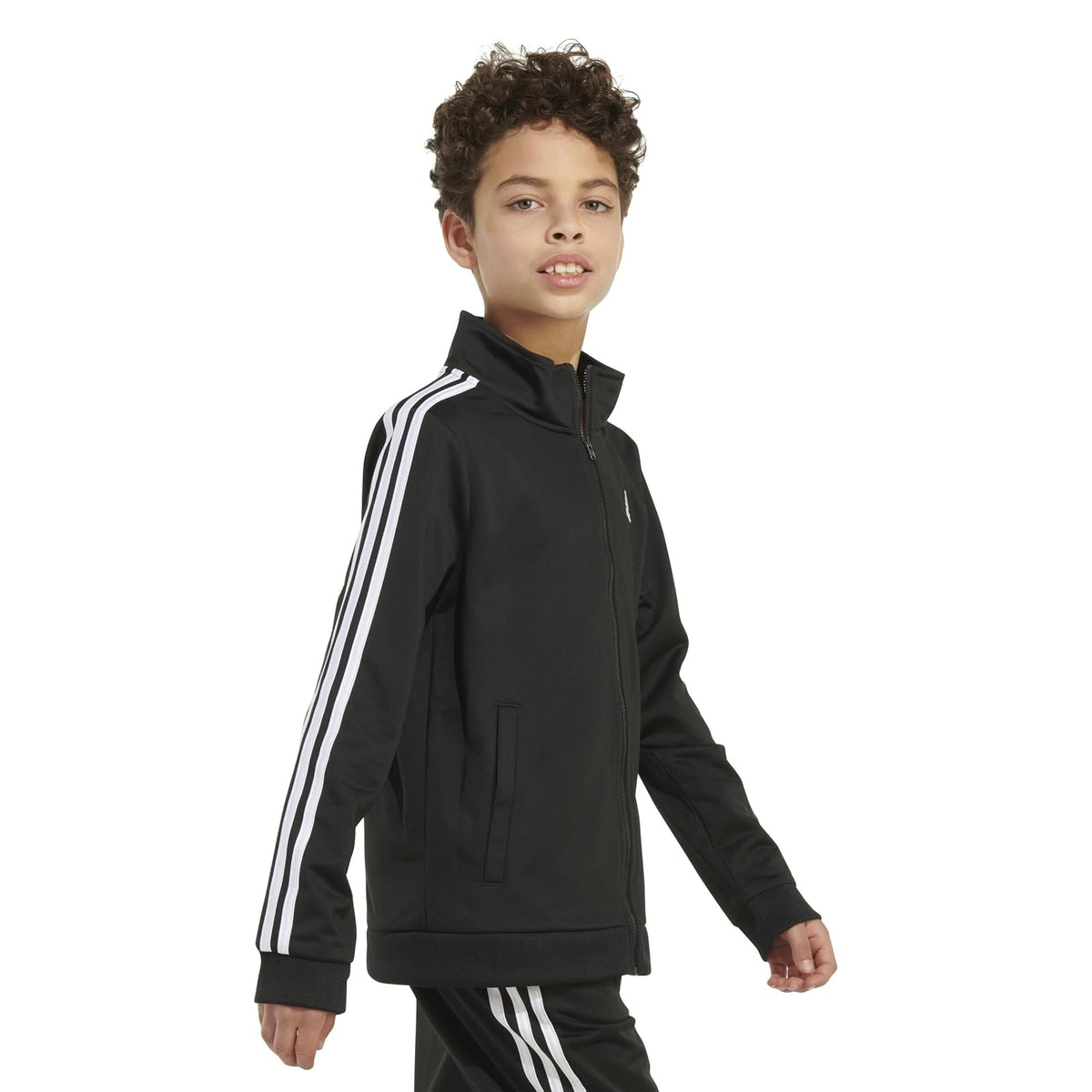 adidas chamarra icónica de tricot para niño