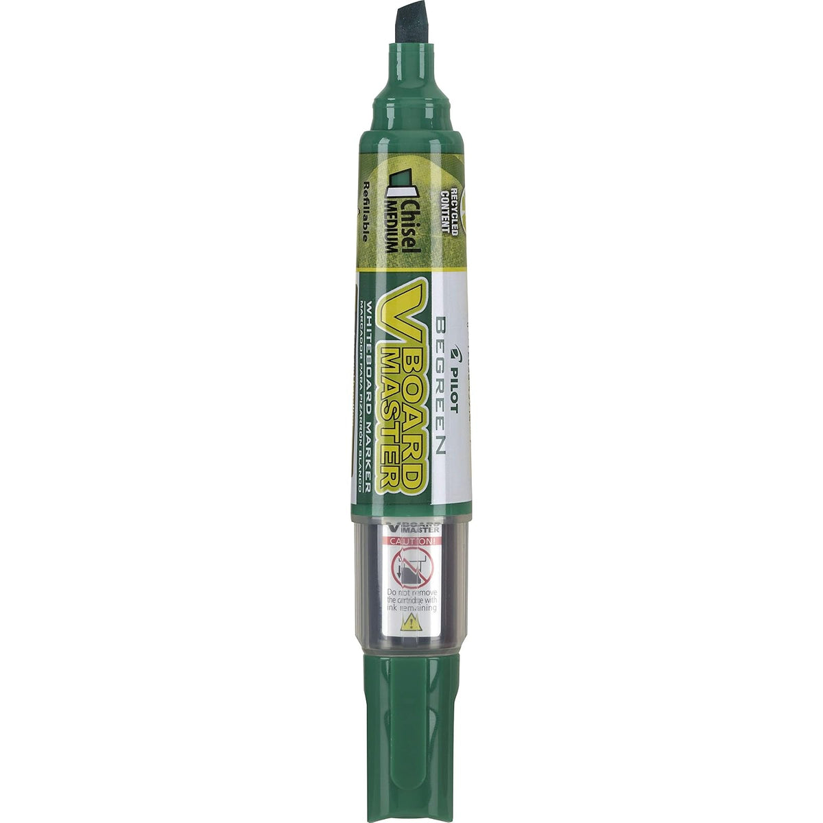 Pilot Vboard Master 43820, Marcadores para pizarrón blanco, estuche con 5 piezas de punta cincelada, colores negro, azul, rojo, verde y naranja