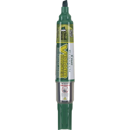 Pilot Vboard Master 43820, Marcadores para pizarrón blanco, estuche con 5 piezas de punta cincelada, colores negro, azul, rojo, verde y naranja