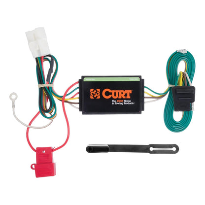 CURT Arnés de Cableado Personalizado para Remolque de 4 Pines 56040 para Subaru Ascent/Forester/Outback/Crosstrek XV, Negro