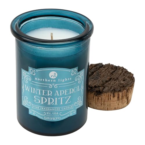 Velas Northern Lights - Velas Spirit Jar 5 oz - Aperol Spritz de invierno - 52622