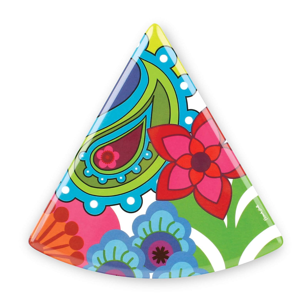 French Bull - Juego de 6 platos surtidos de melamina, vajilla de melamina, para servir, fiesta, plato, plato (platos de postre de 8 pulgadas, surtidos)